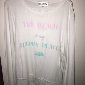 Wildfox Sweaters - Wildfox Sweater “The Beach is My Happy Place” Wildfox Sweaters - Wildfox Sweater “The Beach is My Happy Place”